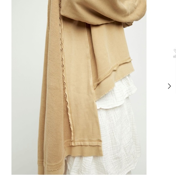 Free People Iggy Pullover, size Small, color Untold Gold, like new! - Picture 3 of 10